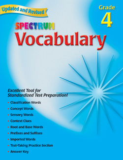 Picture of Spectrum vocabulary gr 4