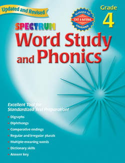 Picture of Spectrum word study & phonics gr 4