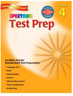 Picture of Spectrum test prep gr 4