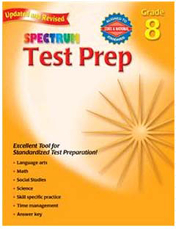 Picture of Spectrum test prep gr 8