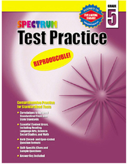 Picture of Spectrum test practice gr 5