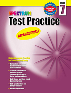 Picture of Spectrum test practice gr 7