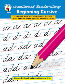 Picture of Traditional handwriting beginning  cursive book