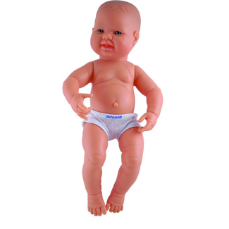 Picture of White girl anatomically correct  newborn doll