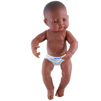 Picture of Hispanic girl anatomically correct  newborn doll