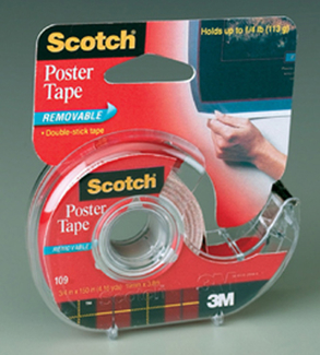 Picture of Tape poster removable 3/4 x 150  clear