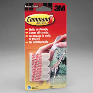 Picture of 3m command poster strips 12 strips  per pk