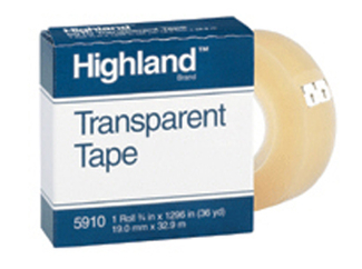 Picture of Tape highland transparent 3/4x1296