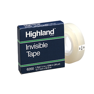 Picture of Highland invisible tape 1/2x1296in