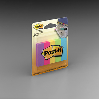 Picture of Post it page markers 100 shts/pad  5 pads