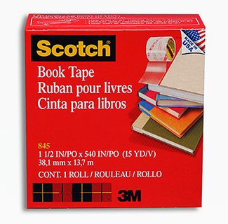 Picture of 3m scotch bookbinding tape  1 1/2v x 15 yds