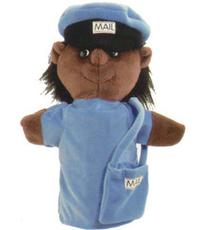 Picture of Puppets machine washable postal  worker