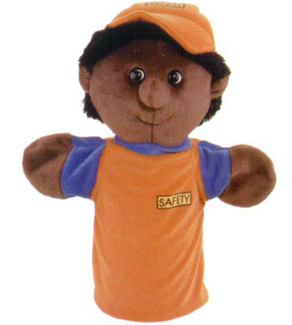 Picture of Puppets machine washable  construction worker