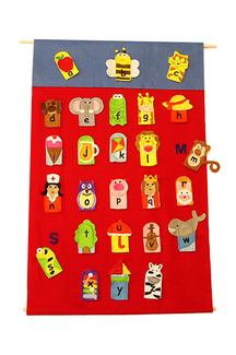 Picture of Alphabet finger puppets & wall  chart