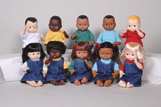 Picture of Dolls multi-ethnic native american