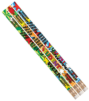 Picture of Student of the week pizzazz 12pk  pencils
