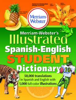 Picture of Merriam websters illustrated  spanish english student dictionary