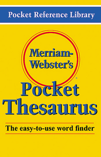 Picture of Merriam websters pocket thesaurus  hardcover