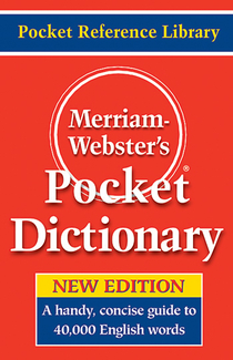 Picture of Merriam websters pocket dictionary