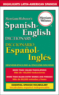 Picture of Merriam websters spanish-english  dictionary paperback