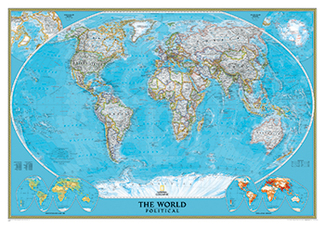 Picture of World mural map