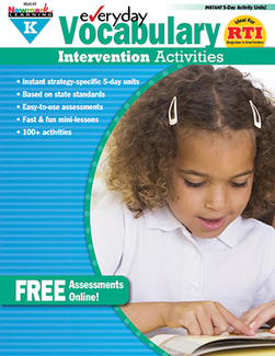 Picture of Everyday intervention activities  for vocabulary gr k