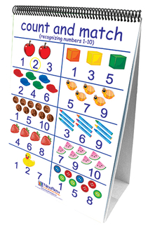 Picture of Number sense 10 double sided  curriculum mastery flip charts
