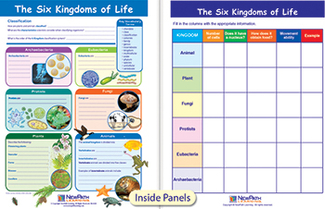 Picture of The 6 kingdoms of life visual  learning guide science gr 3-5