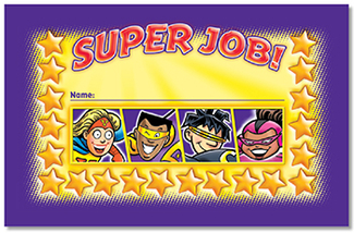 Picture of Super job incentive punch cards