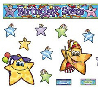 Picture of Bb set birthday stars
