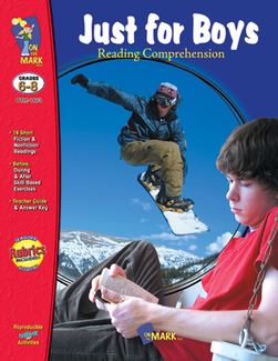Picture of Just for boys reading comprehension  gr 6-8