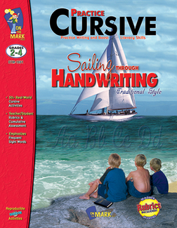 Picture of Sailing through handwriting  trad style practice manuscript