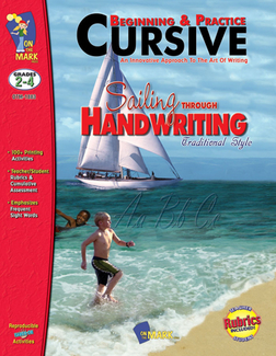 Picture of Sailing through handwriting trad  style beginning & practice cursive