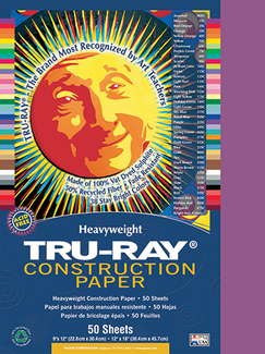 Picture of Tru ray 9 x 12 magenta 50 sht  construction paper