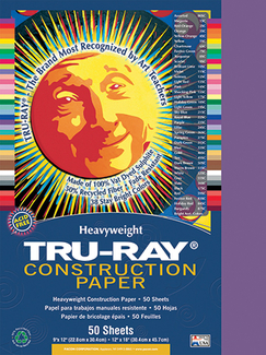 Picture of Tru ray 9 x 12 violet 50 sht  construction paper