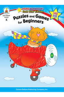 Picture of Puzzles & games for beginners home  workbook gr k
