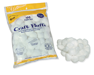 Picture of Craft fluffs white 100/bag