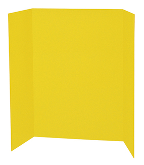 Picture of Yellow presentation board 48x36