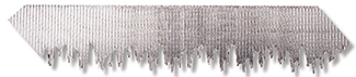 Picture of Silver metallic icicles bordette