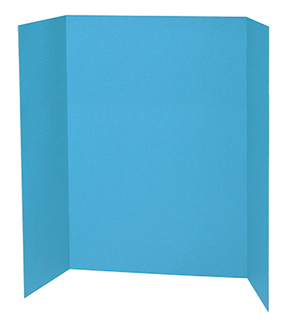 Picture of Sky blue presentation board 48x36