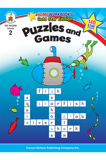 Picture of Puzzles & games home workbook gr 2