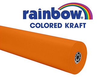 Picture of Orange rainbow kraft roll 1000 ft