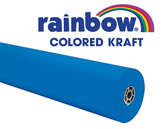 Picture of Brite blue 36x1000 rainbow kraft