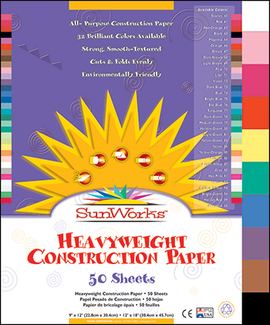 Picture of Sunworks construction paper 9x12  assorted