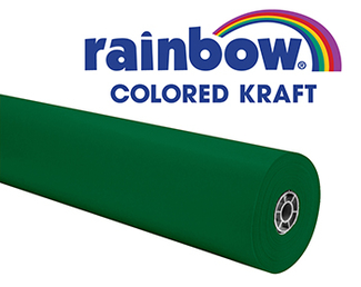 Picture of Rainbow kraft roll 100 ft green