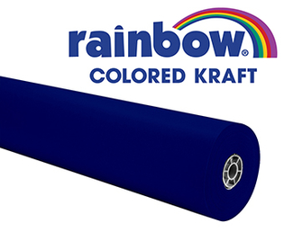 Picture of Rainbow kraft roll 100 ft dark blue
