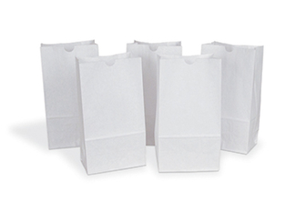 Picture of White rainbow bags 50pk
