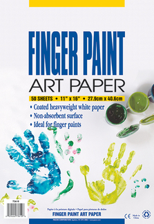 Picture of Fingerpaint paper 11x16