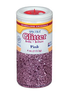 Picture of Spectra glitter 4oz pink sparkling  crystals