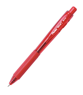 Picture of Wow red retractable ball point dz  pens